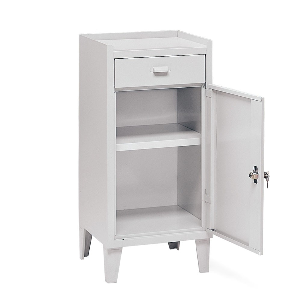 Dulap cu 1 raft si sertar pentru unelte/scule 121/C, 500x450x1000 mm (LxlxH), italia