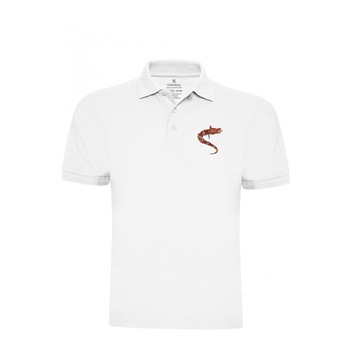 Tricou Lup Dacic, brodat, alb, copii Tricou Lup Dacic, brodat, alb, copii