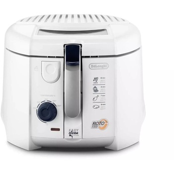 Friteuza Delonghi F 28311, capacitate 1 kg, functie EasyClean, 4 programe, 1800 W, Alb Friteuza Delonghi F 28311, capacitate 1 kg, functie EasyClean, 4 programe, 1800 W, Alb