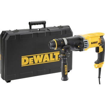 Ciocan rotopercutor DEWALT D25144K SDS-PLUS, 900 W, 3 J, 1450 BPM, 1450 RPM, mandrina interschimbabila + geanta de transport + maner lateral + limitator adancime Ciocan rotopercutor DEWALT D25144K SDS-PLUS, 900 W, 3 J, 1450 BPM, 1450 RPM, mandrina interschimbabila + geanta de transport + maner lateral + limitator adancime
