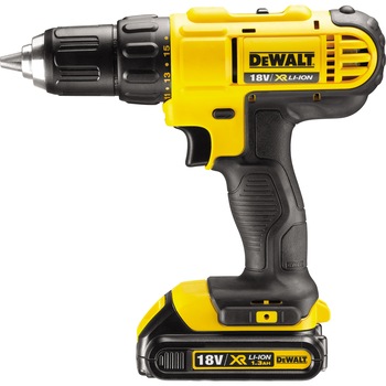 Masina compacta de gaurit si insurubat (bormasina) pe acumulator DeWALT DCD771C2-QW, 18 V, 42 Nm cuplu maxim, 1500 RPM + 2 acumualtori + incarcator + valiza profesionala Masina compacta de gaurit si insurubat (bormasina) pe acumulator DeWALT DCD771C2-QW, 18 V, 42 Nm cuplu maxim, 1500 RPM + 2 acumualtori + incarcator + valiza profesionala