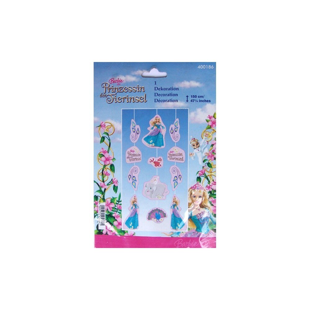 Decor de agatat Barbie Island, Riethmueller, 1 buc