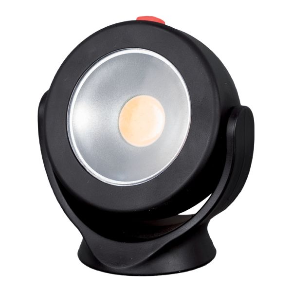 Lampa de lucru cu baza magnetica 3W COB 3XAAA cu baza pivot
