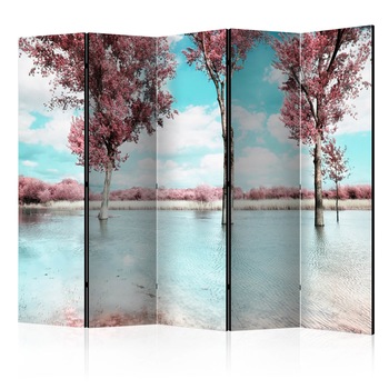Paravan din 5 parti - Peisaj de toamna - 225 x 172 cm Paravan din 5 parti - Peisaj de toamna - 225 x 172 cm