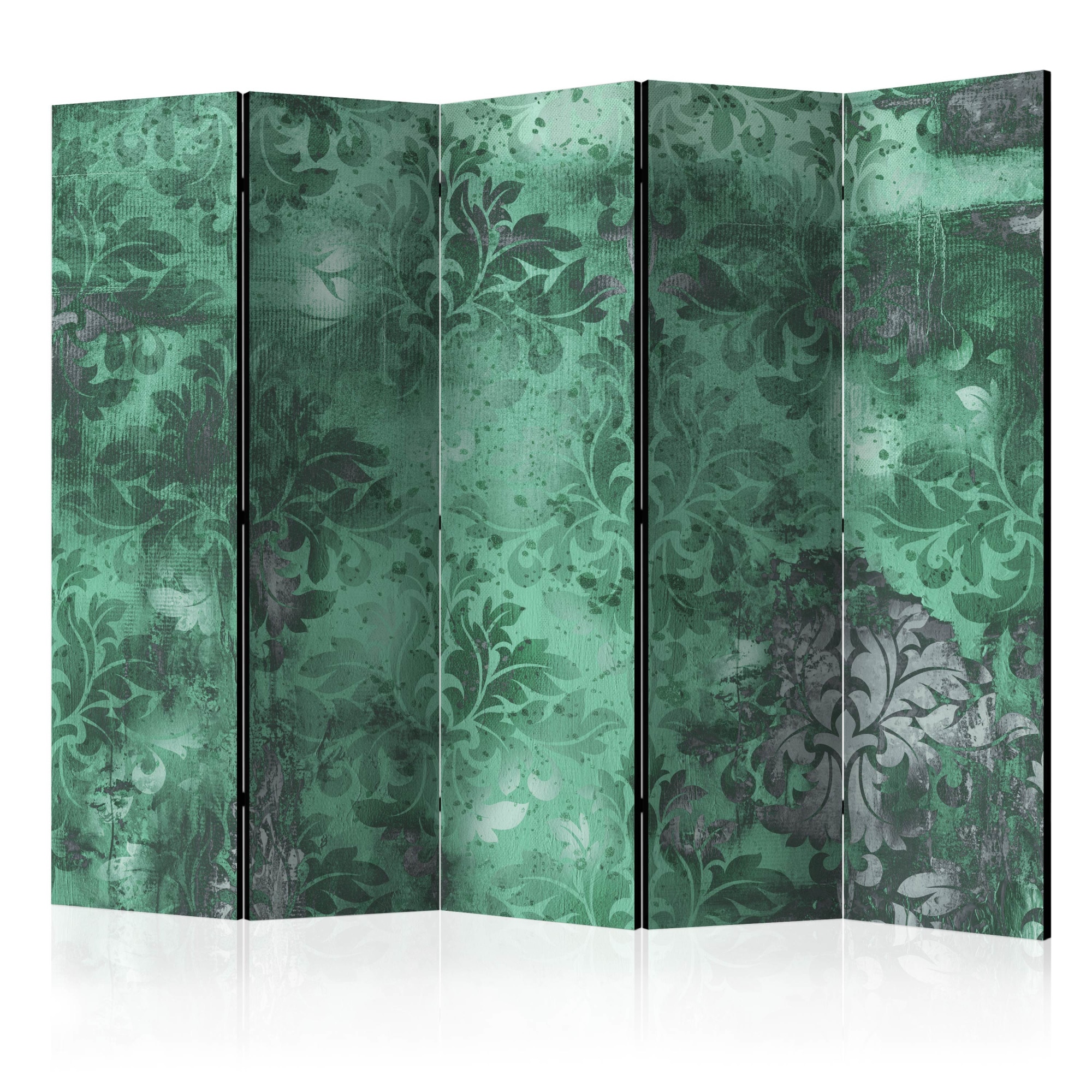 Paravan din 5 parti - Emerald Memory II - 225 x 172 cm