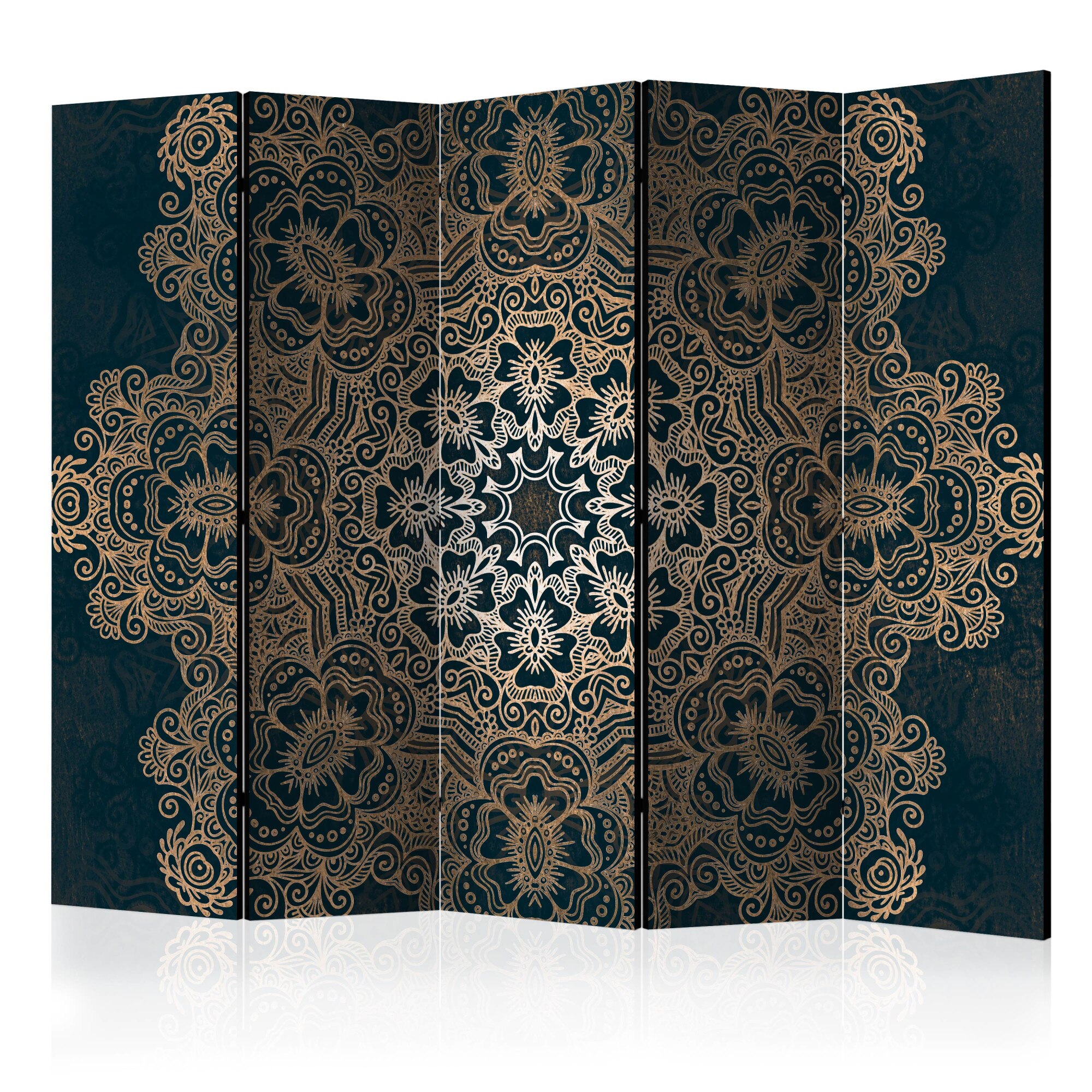 Paravan din 5 parti - Model complicat II - 225 x 172 cm