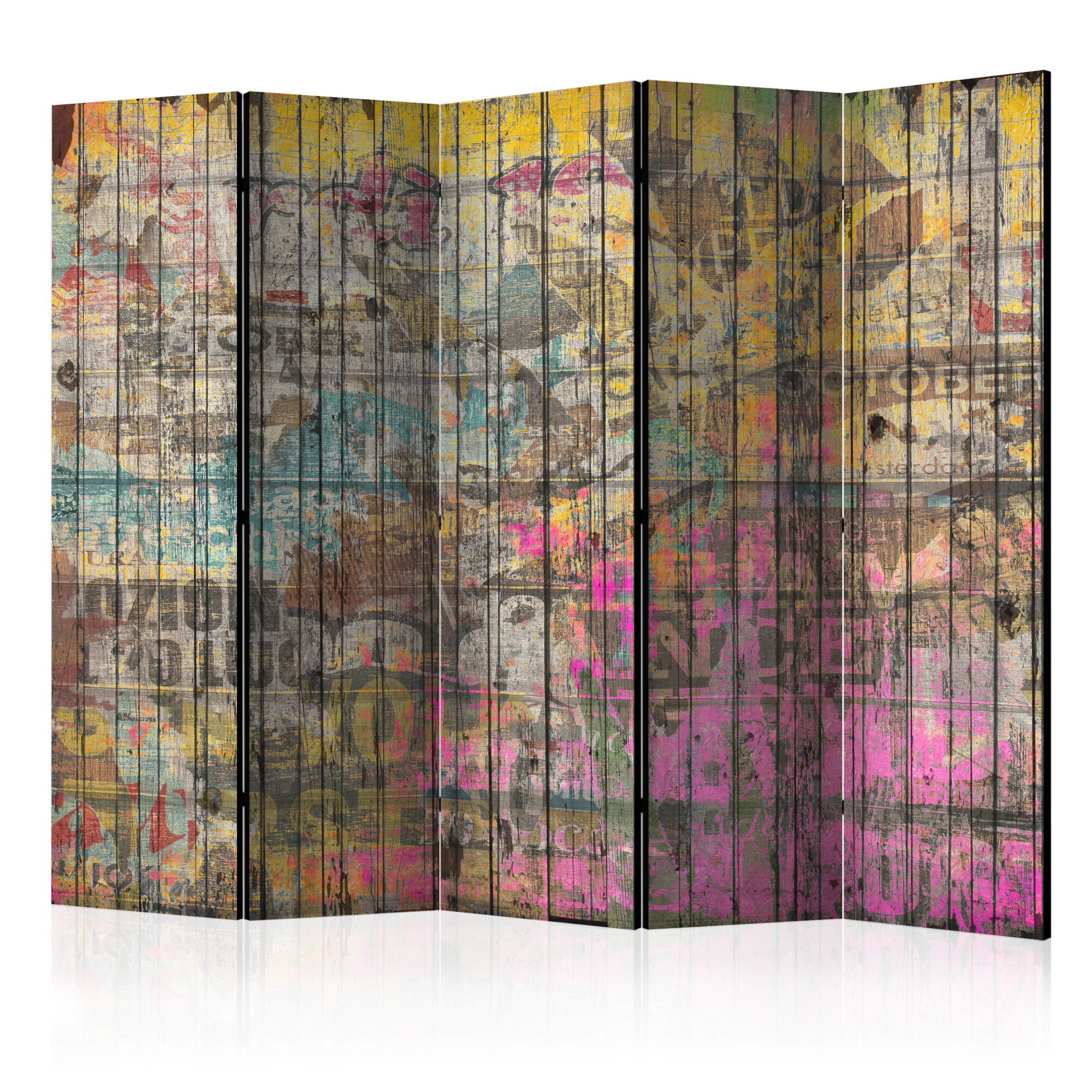 Paravan din 5 parti - Freestyle - 225 x 172 cm