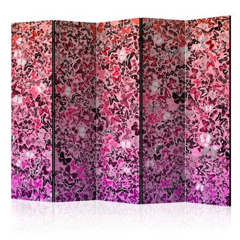 Paravan din 5 parti - Limba fluturilor II - 225 x 172 cm Paravan din 5 parti - Limba fluturilor II - 225 x 172 cm