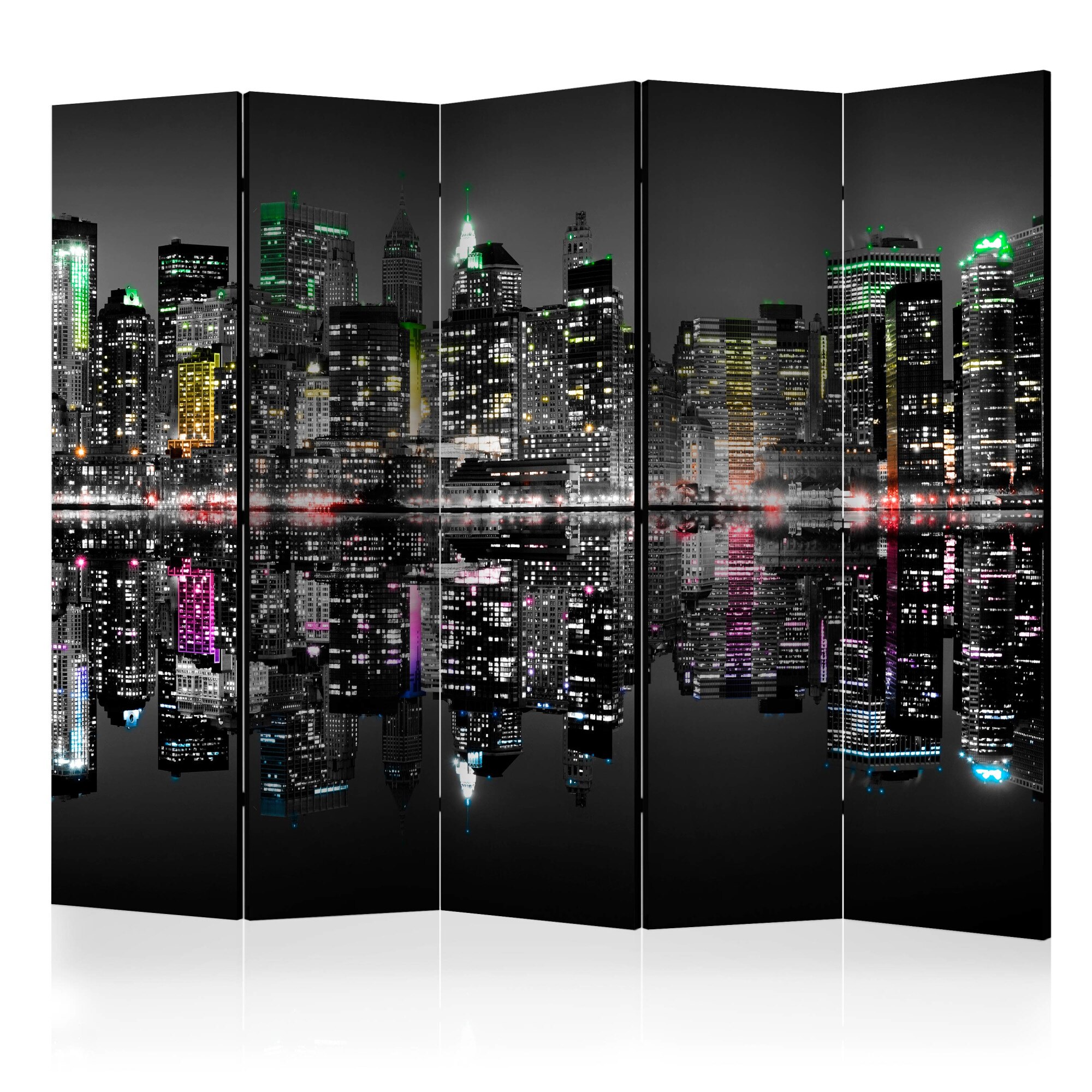 Paravan din 5 parti - New York My Dream II - 225 x 172 cm