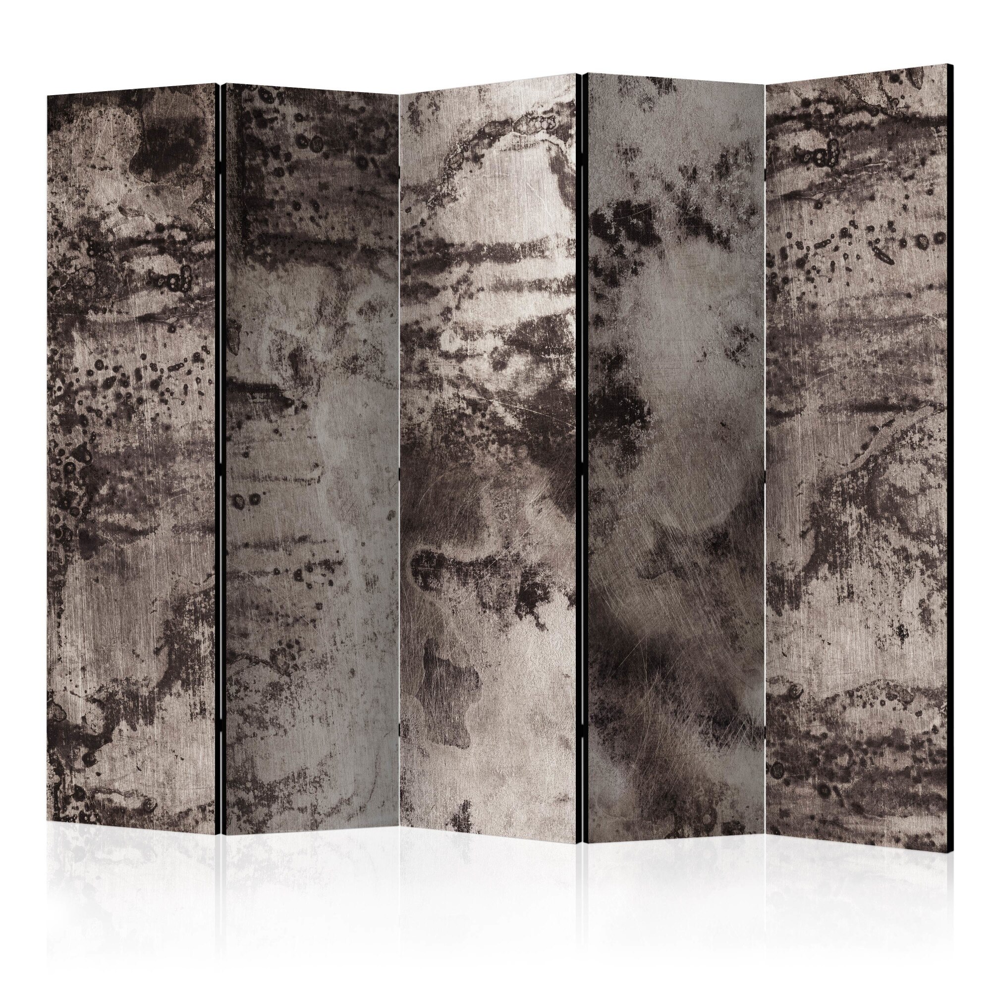 Paravan din 5 parti - Metal vechi - 225 x 172 cm