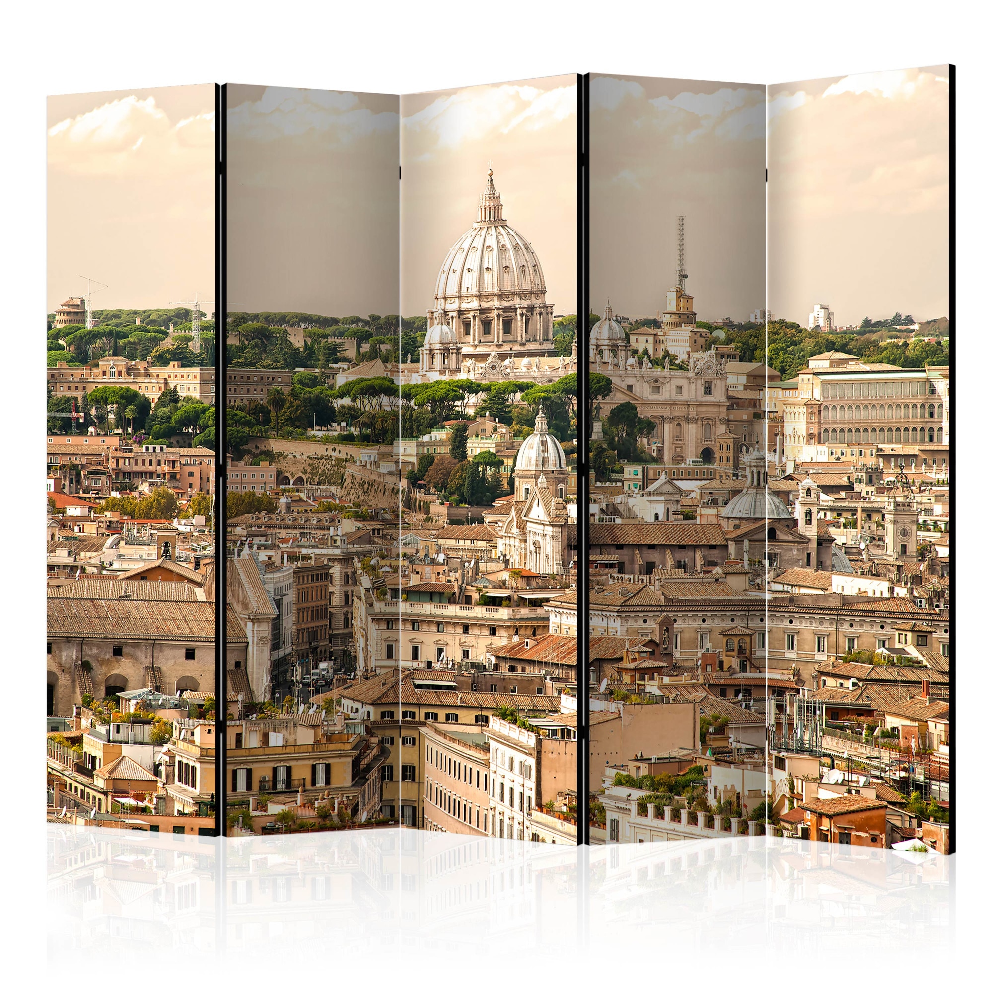 Paravan din 5 parti - Vacanta romana II - 225 x 172 cm