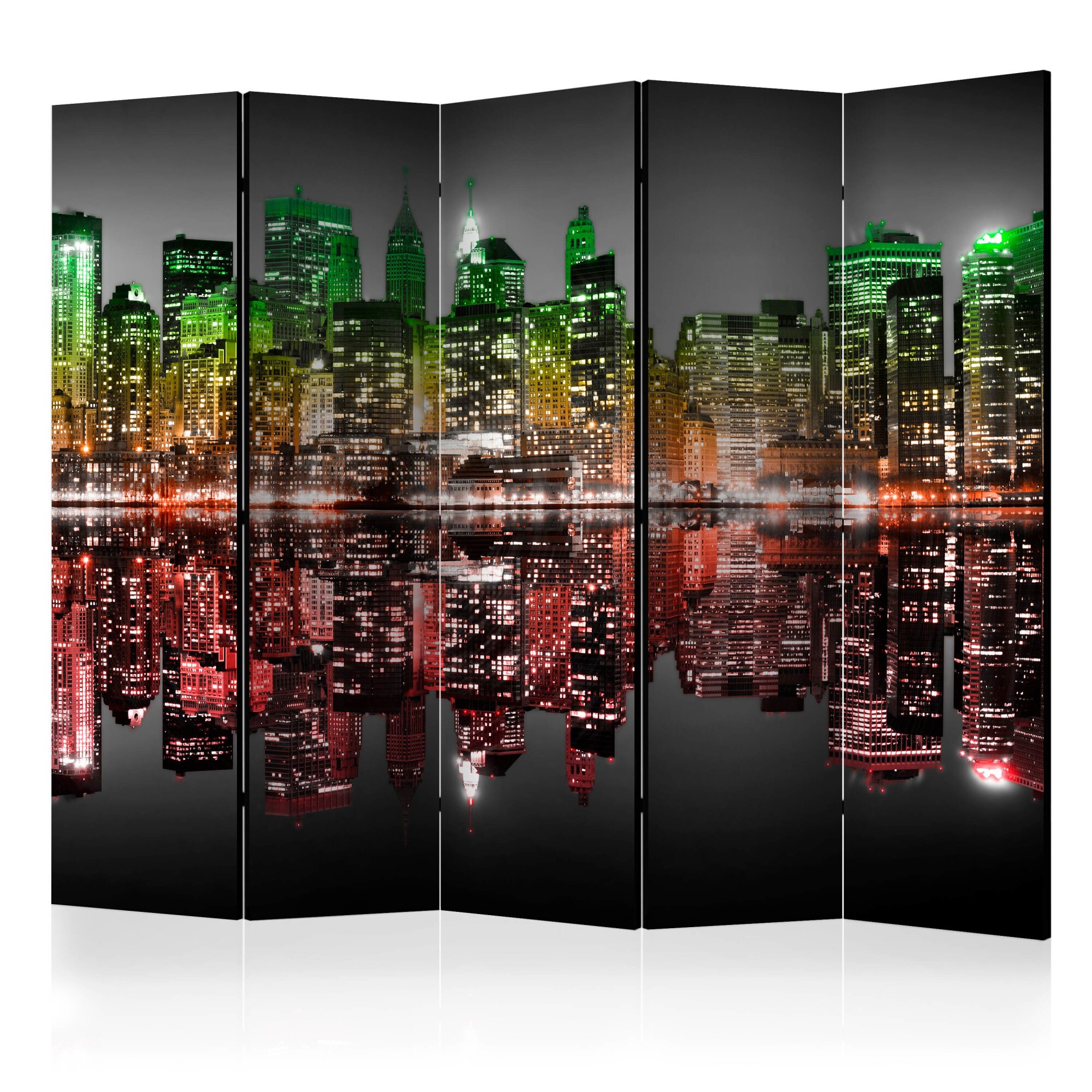 Paravan din 5 parti - Reggae New York II - 225 x 172 cm