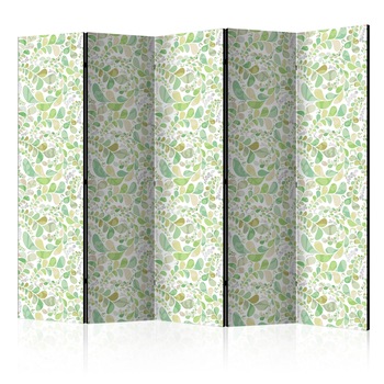 Paravan din 5 parti - Plante Vitralii - 225 x 172 cm Paravan din 5 parti - Plante Vitralii - 225 x 172 cm