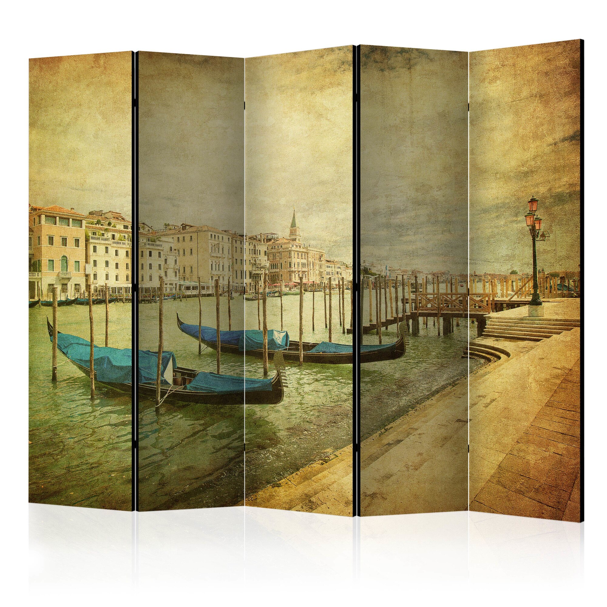 Paravan din 5 parti - Calatorie In timp II - 225 x 172 cm