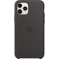 Husa de protectie Apple pentru iPhone 11 Pro, Silicon, Black