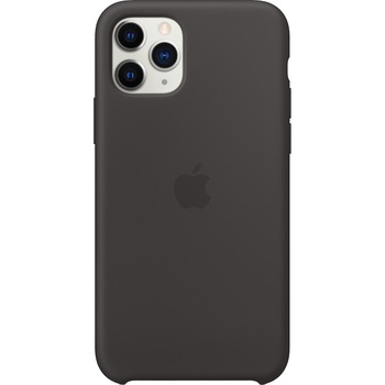 Husa de protectie Apple pentru iPhone 11 Pro, Silicon, Black Husa de protectie Apple pentru iPhone 11 Pro, Silicon, Black