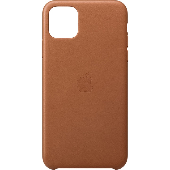 Защитен калъф Apple за iPhone 11 Pro Max, Кожен, Saddle Brown
