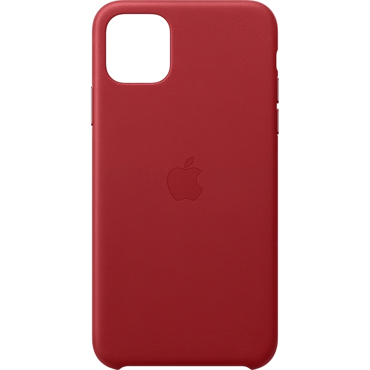 Защитен калъф Apple за iPhone 11 Pro Max, Кожен, Red