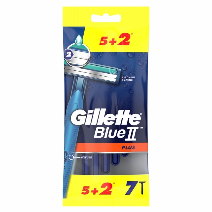 Самобръсначка Gillette Blue2 Plus, 7 бр