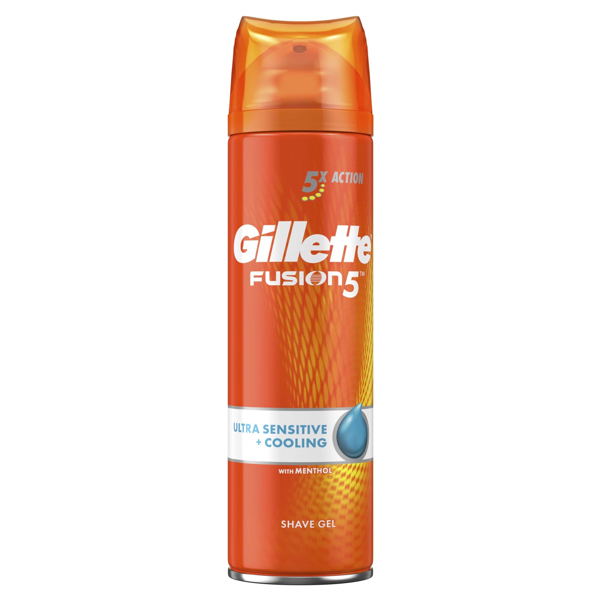 Gel de ras Gillette Fusion Ultra Sensitive&Cooling, 200 ml