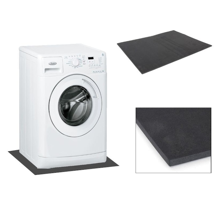 Антивибрационна подложка ProCart, за пералня, 60x45x0,6 см, неопрен, черна
