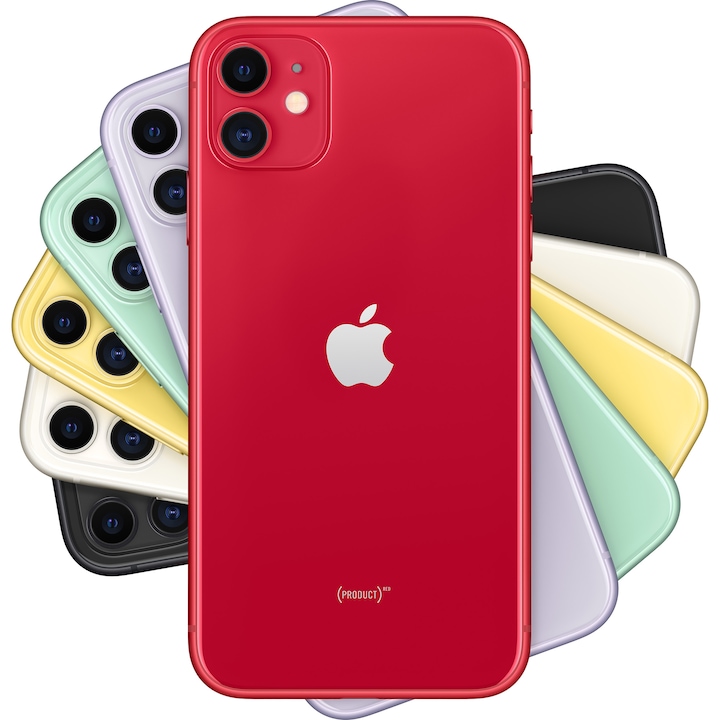 Telefon mobil Apple iPhone 11, 64GB, Red