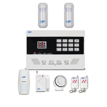 Kit Sistem de alarma wireless PNI PG2710 si 2 senzori de miscare HS003 suplimentari Kit Sistem de alarma wireless PNI PG2710 si 2 senzori de miscare HS003 suplimentari