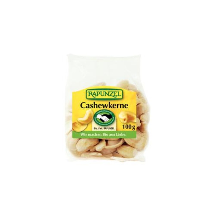 Samburi caju intregi bio, 100g, Rapunzel