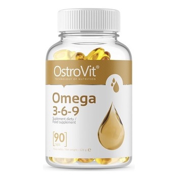 Supliment nutritiv complex de proteine sub forma de capsule din plante, Omega 3-6-9, OstroVit, 90 capsule Supliment nutritiv complex de proteine sub forma de capsule din plante, Omega 3-6-9, OstroVit, 90 capsule