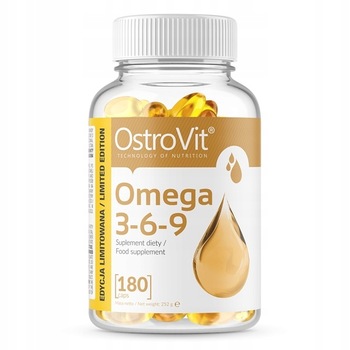 Supliment nutritiv complex de proteine sub forma de capsule din plante, Omega 3-6-9, OstroVit, 180 capsule Supliment nutritiv complex de proteine sub forma de capsule din plante, Omega 3-6-9, OstroVit, 180 capsule