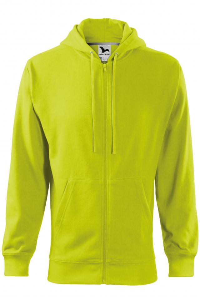 Hanorac pentru barbati Trendy Zipper, Lime