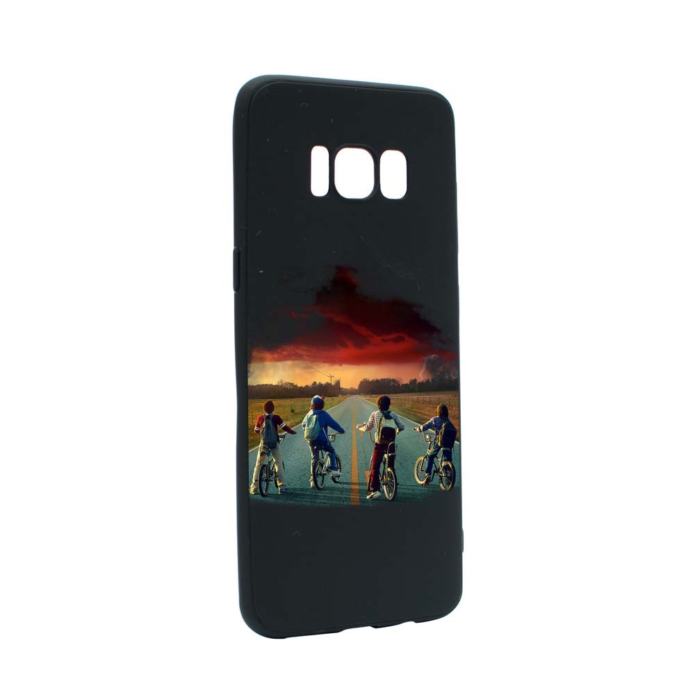 Husa de protectie Stranger Things pentru Samsung Galaxy S8, rezistenta la uzura, anti-alunecare, din silicon Premium, B278