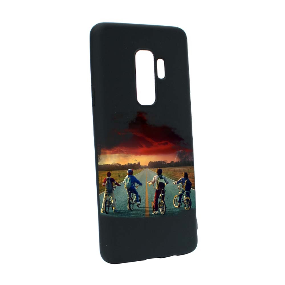 Husa de protectie Stranger Things pentru Samsung Galaxy S9, rezistenta la uzura, anti-alunecare, din silicon Premium, B278