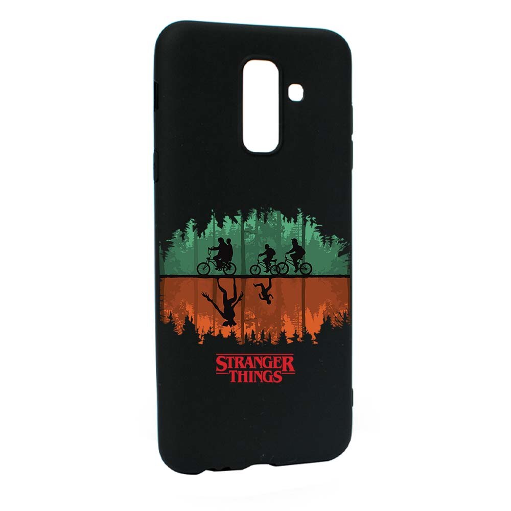Husa de protectie Stranger Things pentru Samsung Galaxy A6 PLUS / Galaxy J8 2018, rezistenta la uzura, anti-alunecare, din silicon Premium, B279
