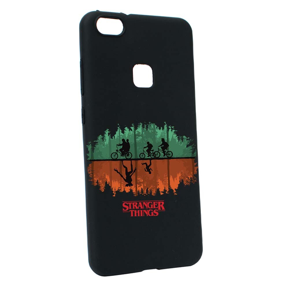 Husa de protectie Stranger Things pentru Huawei P10 Lite, rezistenta la uzura, anti-alunecare, din silicon Premium, B279