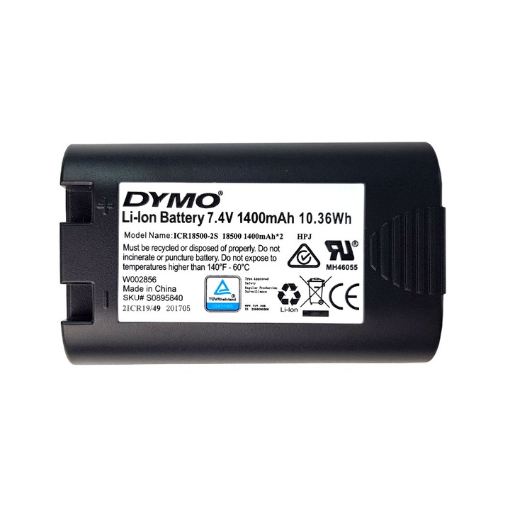 Acumulator reincarcabil Li-ion pentru Dymo Rhino 4200, Dymo Rhino 5200, Dymo LabelManager 360D si Dymo LabelManager 360D 420P 1759398