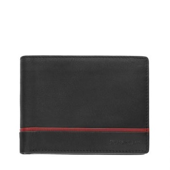 Portofel Silver Flame, SFT0707, Negru, Piele autentica Portofel Silver Flame, SFT0707, Negru, Piele autentica