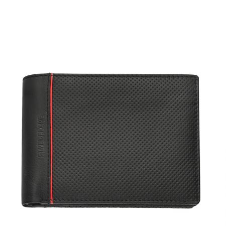 Portofel Silver Flame, SFT0709, Negru, Piele autentica