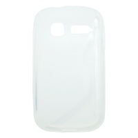 Husa silicon, ALCATEL POP C1 (OT4016D), S-line Semitransparenta