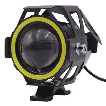 Proiector cu led Angel Eye U7 universal pentru ATV sau moto, avand 2 faze si functie Stroboscop, putere 15W - Phuture® Proiector cu led Angel Eye U7 universal pentru ATV sau moto, avand 2 faze si functie Stroboscop, putere 15W - Phuture®