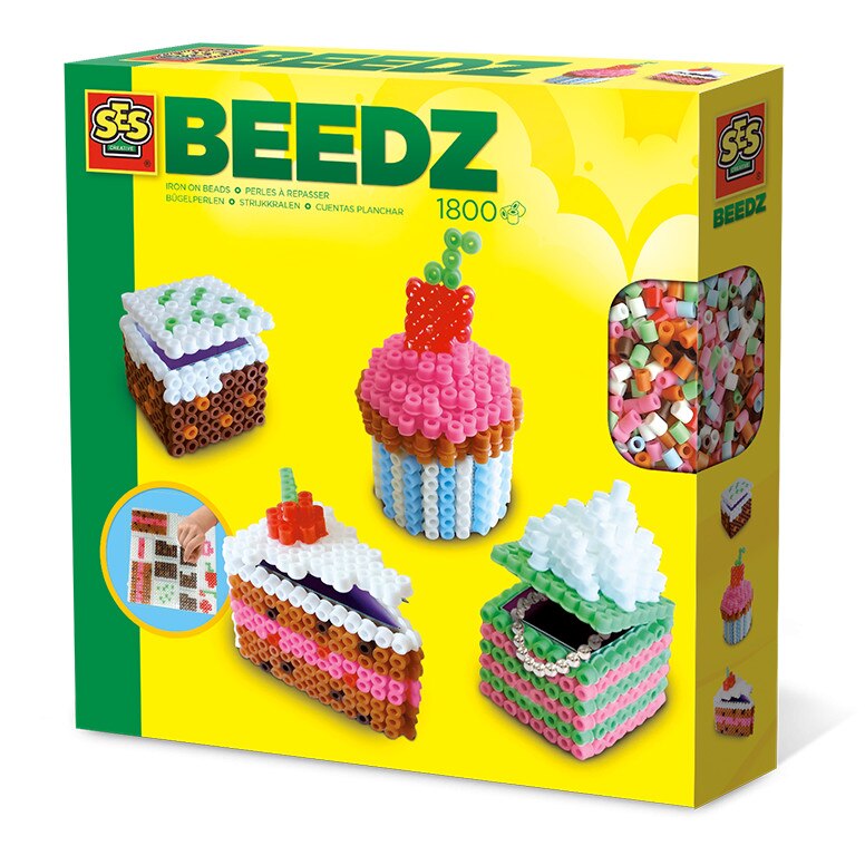 Set de Constructie, Beedz - Prajituri 3D (2400 buc) SES