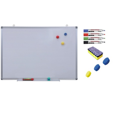 Tabla Alba Magnetica 120x300 Cm Premium Accesorii Markere Burete Magneti 7 Ani Garantie Emag Ro