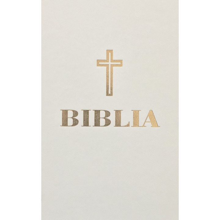 Biblia sau Sfanta Scriptura, format 053, alba, Patriarhia Romana