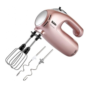 Mixer de mana Fakir Sierra, 425W, 4 viteze + Turbo, Cutie pentru depozitare, Roz Mixer de mana Fakir Sierra, 425W, 4 viteze + Turbo, Cutie pentru depozitare, Roz