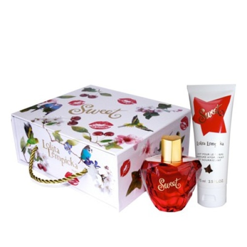 Set Lolita Lempicka Sweet, Femei, 50 ml Apa de Parfum + 75 ml Lotiune de Corp