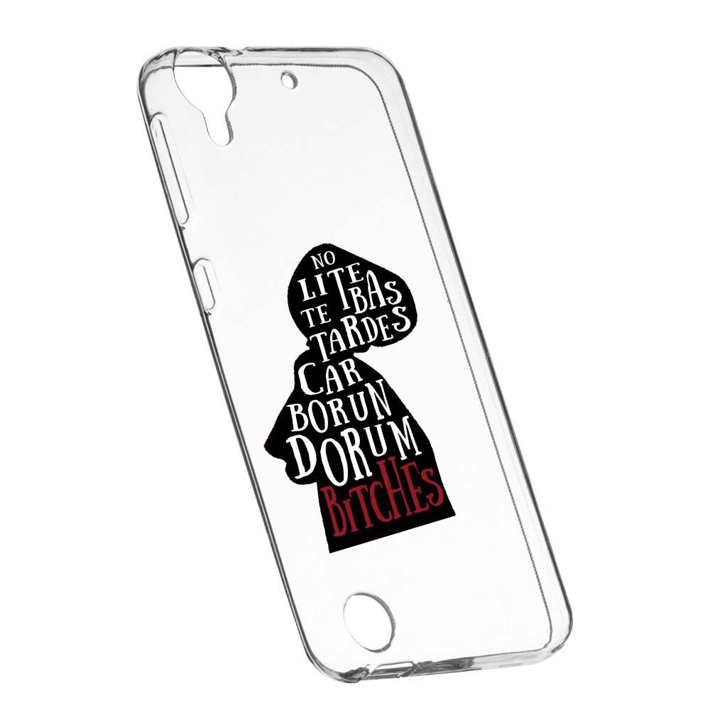 Husa de protectie The Handmaid`s Tale pentru HTC Desire 825/10 Lifestyle, rezistenta la uzura, anti-alunecare, din silicon Premium, 282