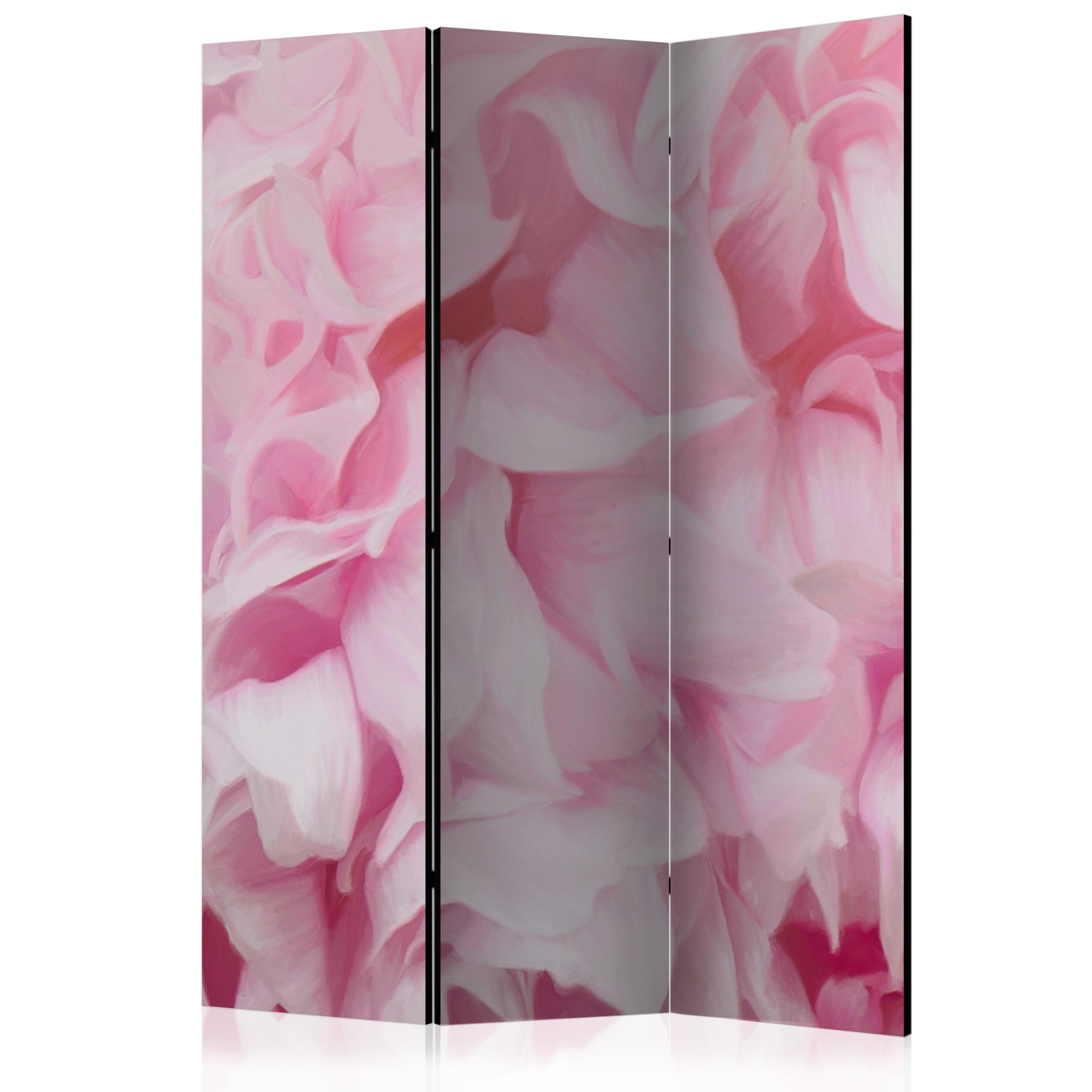 Paravan din 3 parti - Roz Azalea - 135 x 172 cm