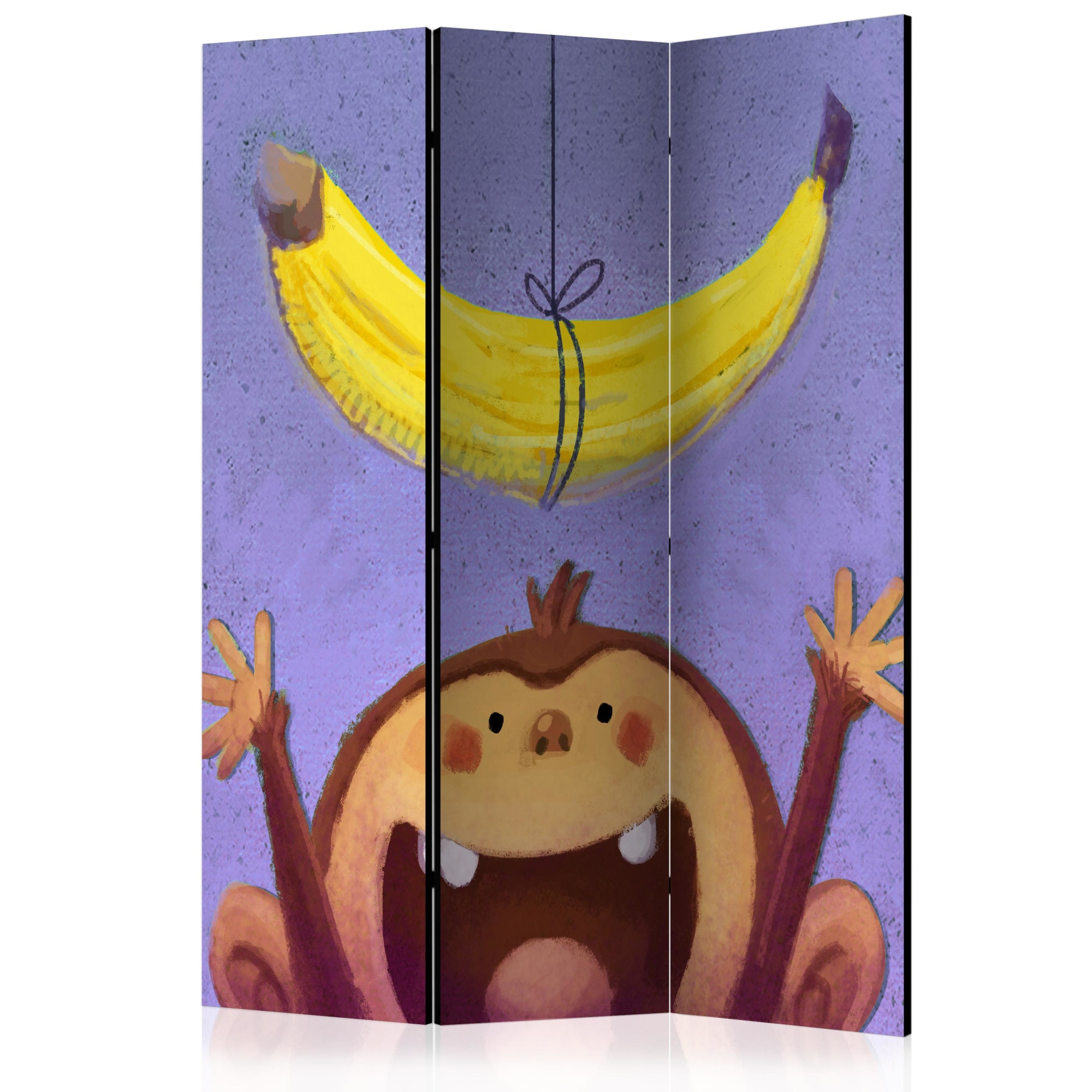 Paravan din 3 parti - Bananana - 135 x 172 cm