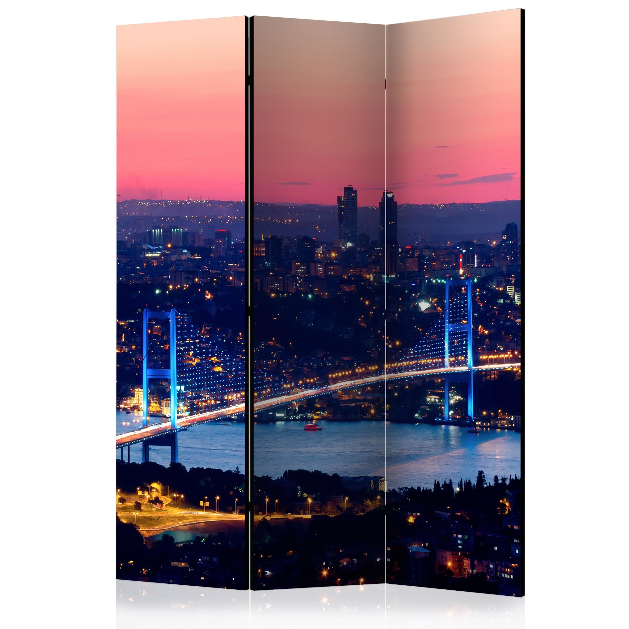 Paravan din 3 parti - Podul Bosfor - 135 x 172 cm