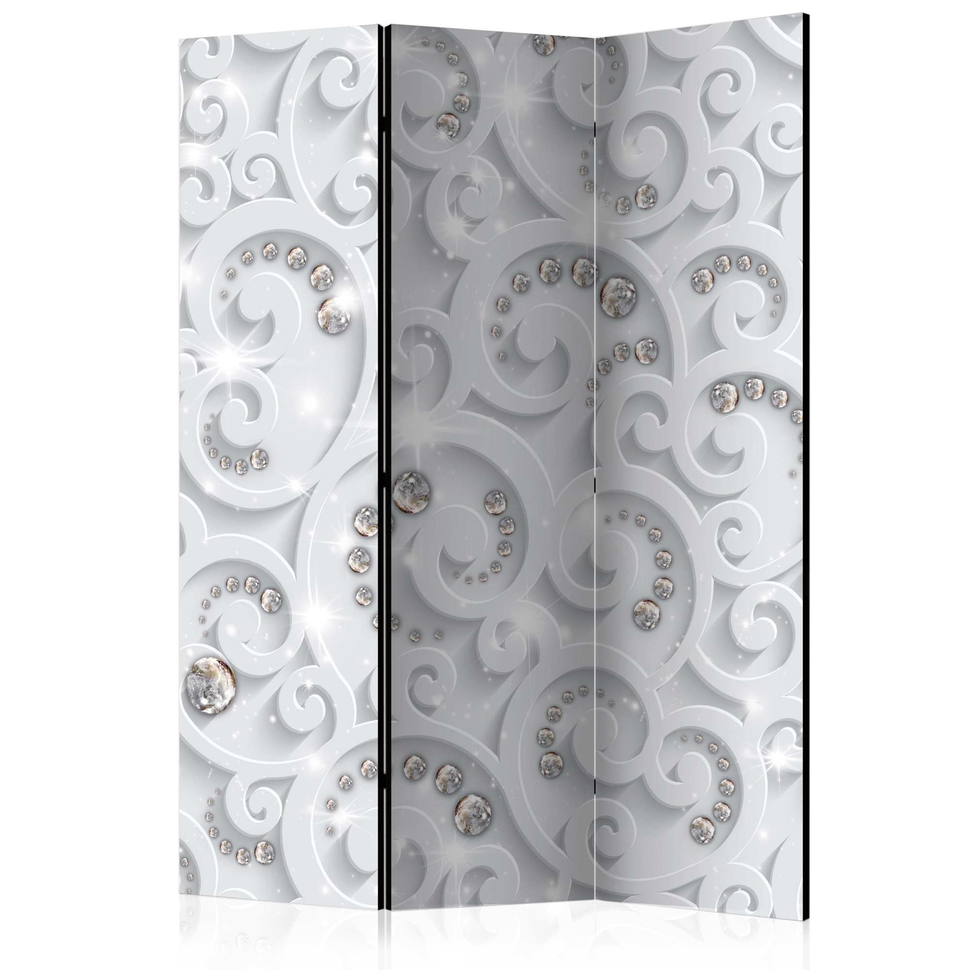 Paravan din 3 parti - Abstract Glamour - 135 x 172 cm